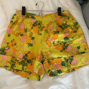 Dries Van Noten 100% silk shorts